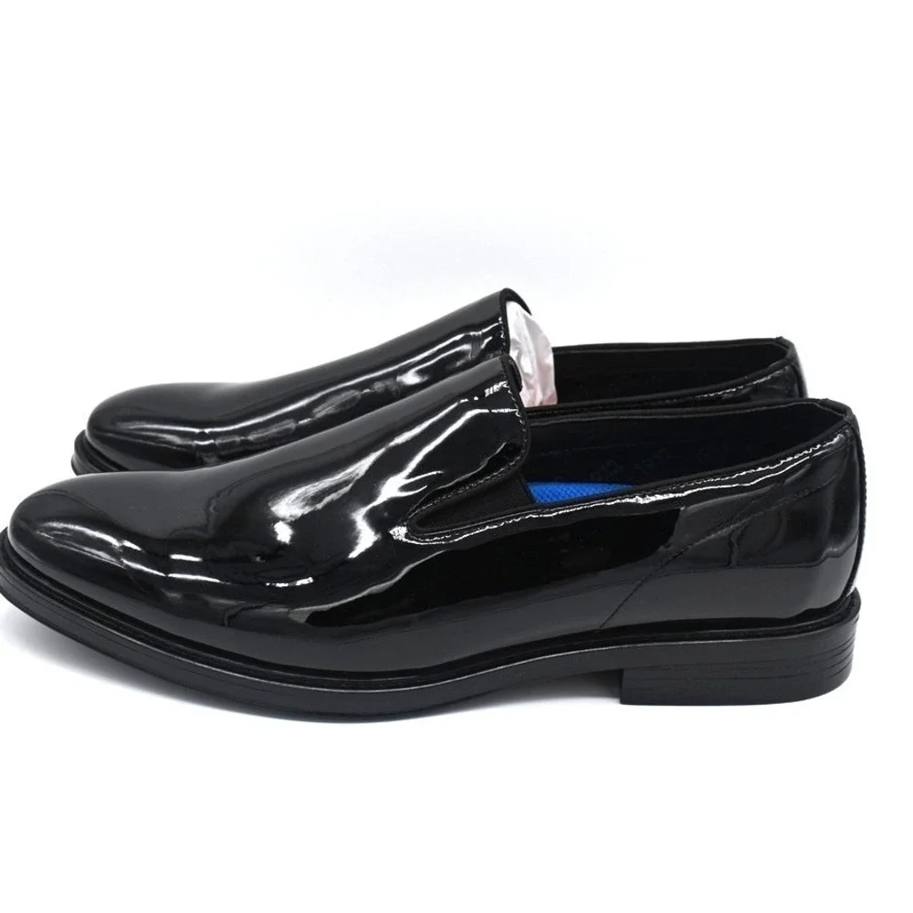 Nunn Bush Centro Formal Flex  Men's Shoes Black US 11 WIDE Slip On  Comfort Foam